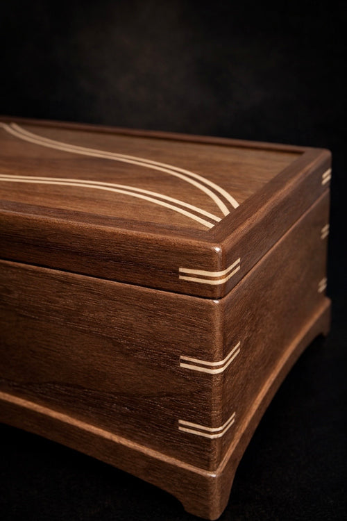 Jewelry Box (Made with walnut and maple)