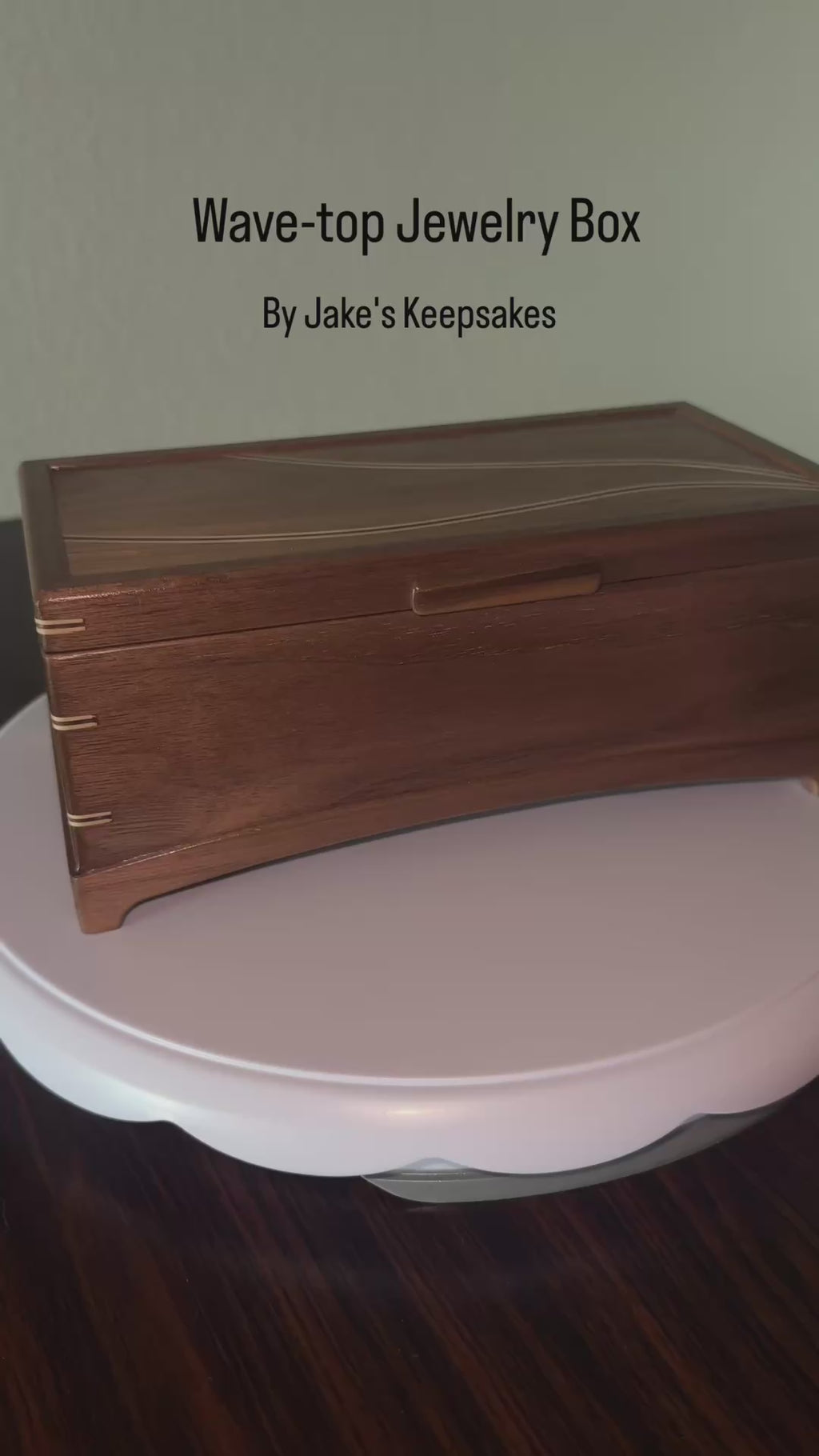 Jewelry Box (Made with walnut and maple)